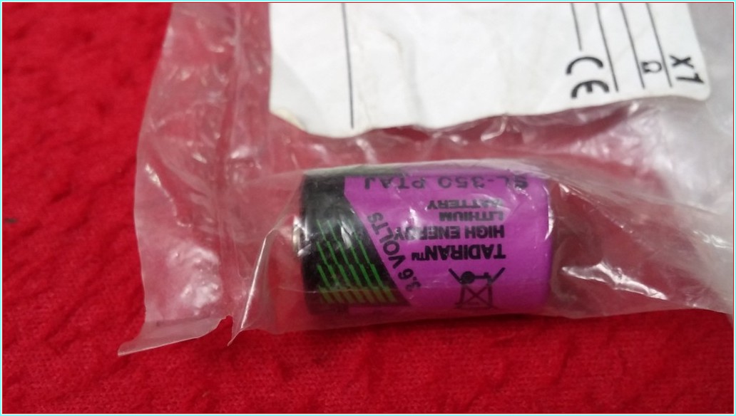 SCHNEİDER TSXPLP01 BATTERY FOR TSX37 SIFIR KUTULU DAHİLİ RAM HAFIZA YEDEKLEMESİ İÇİN PİL