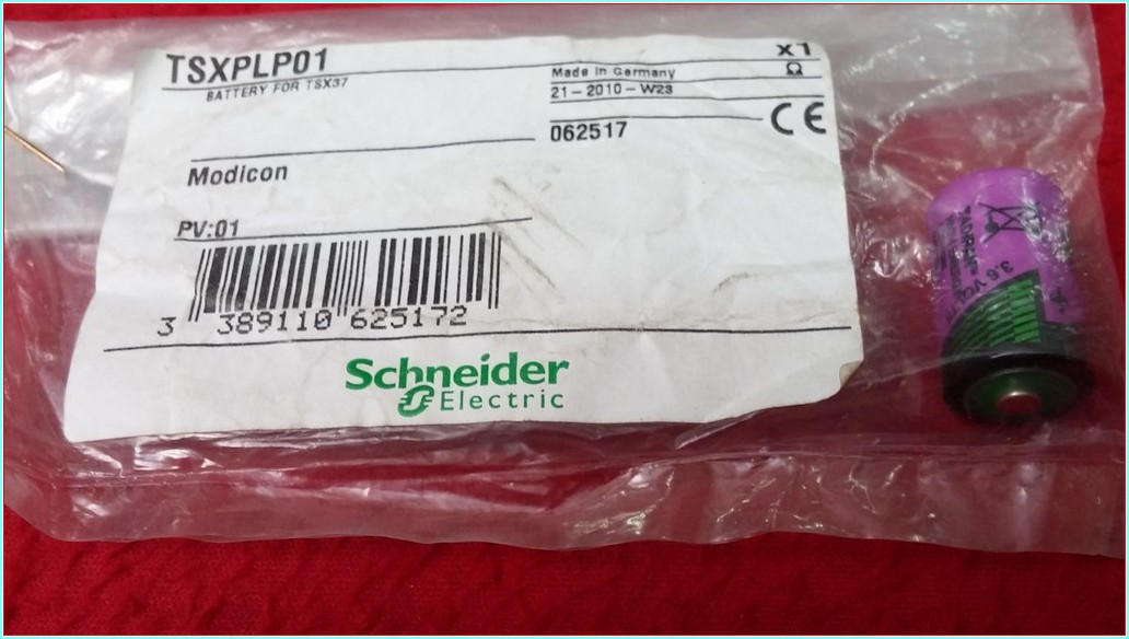 SCHNEİDER TSXPLP01 BATTERY FOR TSX37 SIFIR KUTULU DAHİLİ RAM HAFIZA YEDEKLEMESİ İÇİN PİL