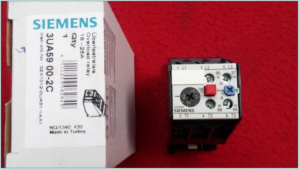 SIEMENS 3UA59 00-2C 16-25A SIFIR KUTULU MOTOR KORUMA