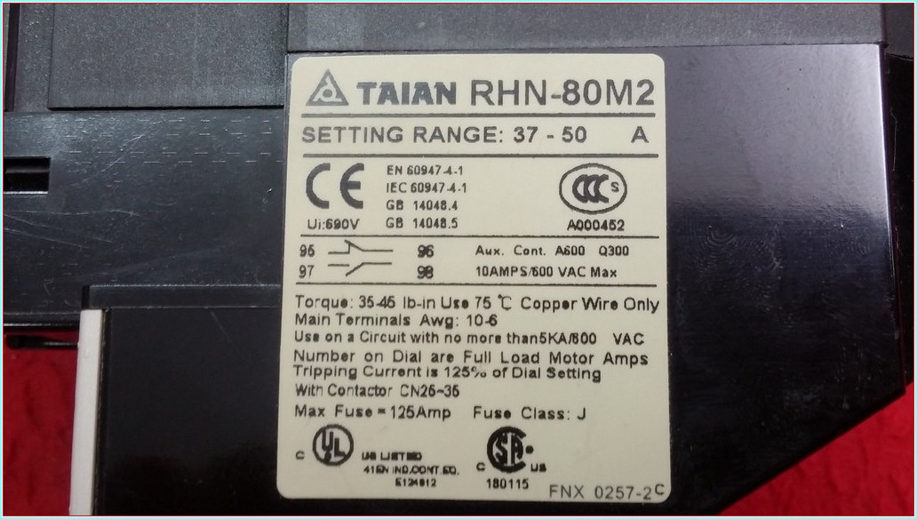 TAIAN RHN-80M2 (TECO)