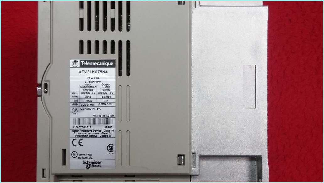 TELEMECANİQUE ATV21H075N4 0,75 KW HVAC SÜRÜCÜ