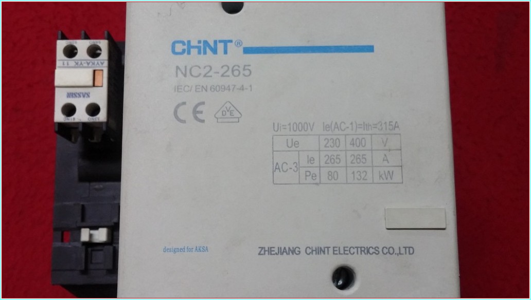 CHNT  NC2-265 132 KW-265A KONTAKTÖR