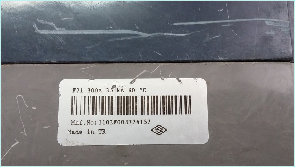 FEDERAL F71 300A 35KA  AYAR SAHALI 300A TMŞ