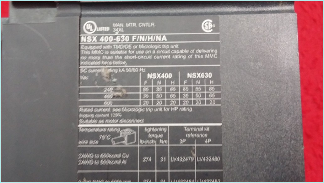 SCHNEİDER NSX400-F-2,3-3P3T 160-400A TMŞ