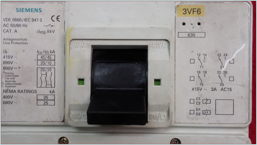 SIEMENS 3VF6 630A TMŞ