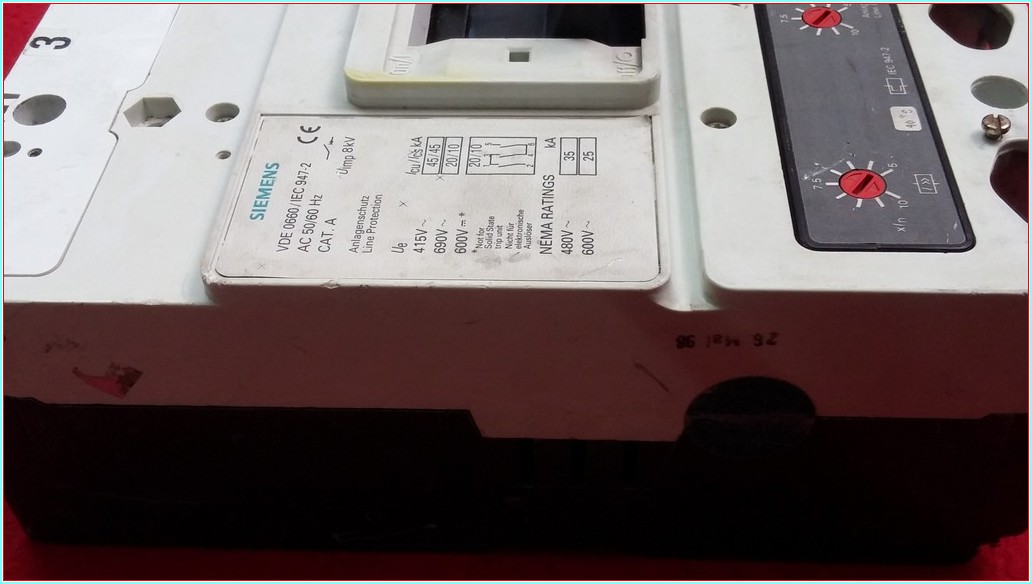SIEMENS 3VF6 630A TMŞ