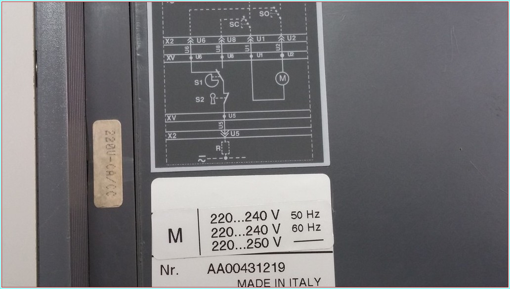 ABB SACE S5N 400A AA00451896 AA00431219  MOTORLU TMŞ