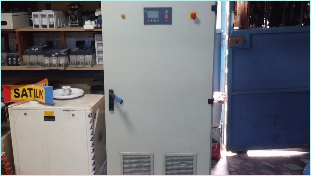37 KW SÜRÜCÜLÜ VİDALI KONTROL PANELLİ HAZIR KOMPRESÖR PANOSU