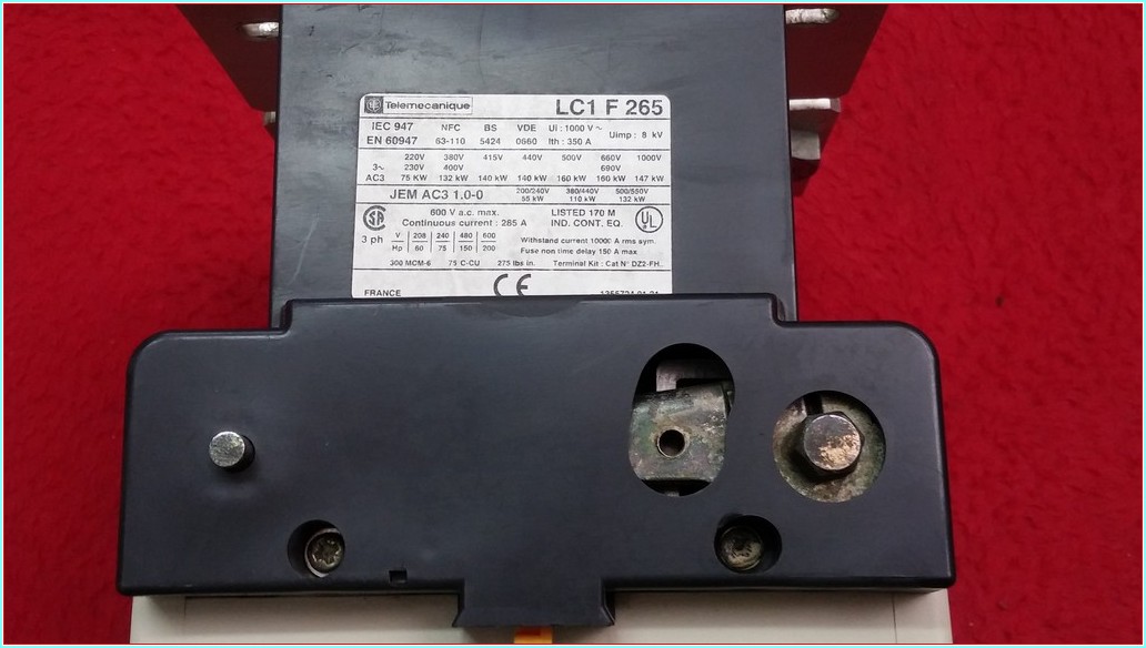 TELEMECANİQUE LC1F265 LC1F 265 A KONTAKTÖR