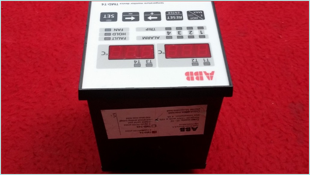 ABB TMD-T4 TEMPERATURE MONİTOR DEVİCE ISI KONTROL CİHAZI