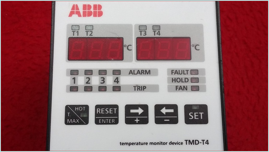ABB TMD-T4 TEMPERATURE MONİTOR DEVİCE ISI KONTROL CİHAZI