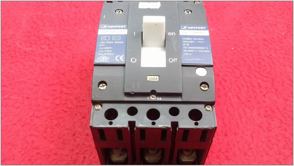 SAYPORT SS250 200A TMŞ 200 AMPER DEVRE KESİCİ ŞALTER
