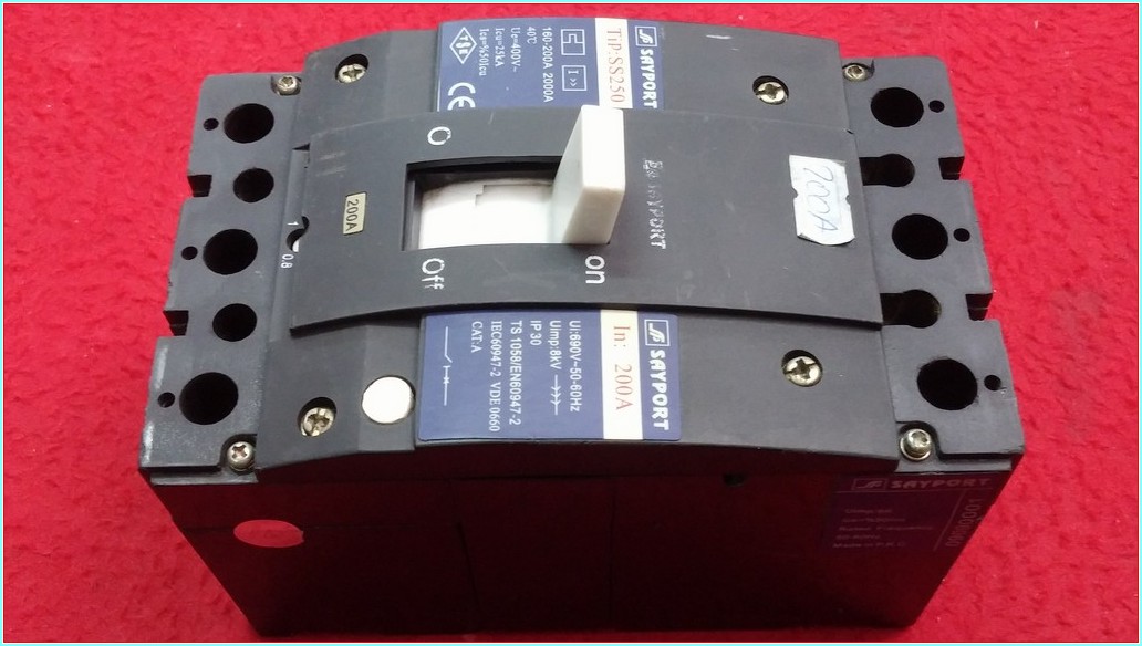 SAYPORT SS250 200A TMŞ 200 AMPER DEVRE KESİCİ ŞALTER