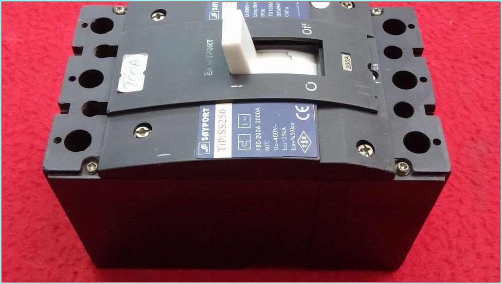 SAYPORT SS250 200A TMŞ 200 AMPER DEVRE KESİCİ ŞALTER