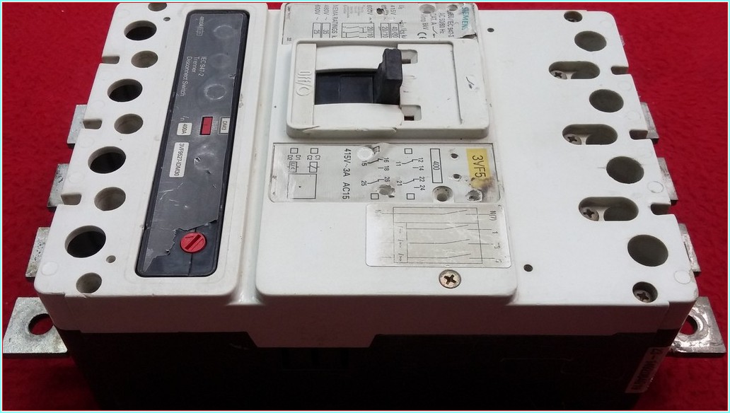 SIEMENS 3VF5 400A 4 KUTUPLU TMŞ 400 AMPER DEVRE KESİCİ ŞALTER