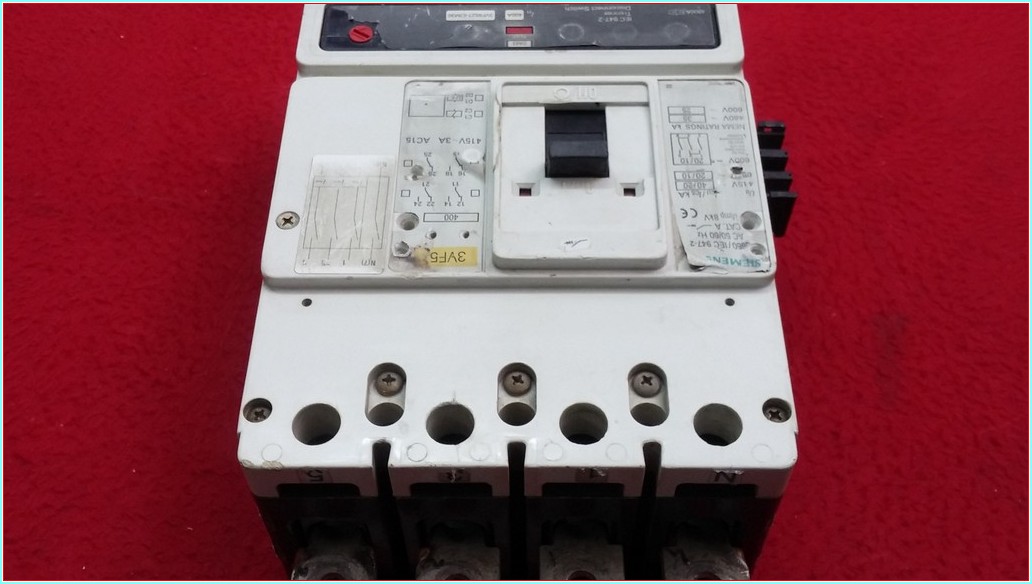 SIEMENS 3VF5 400A 4 KUTUPLU TMŞ 400 AMPER DEVRE KESİCİ ŞALTER