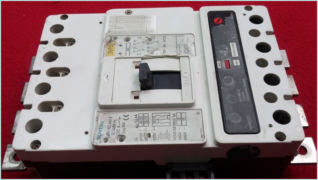 SIEMENS 3VF5 400A 4 KUTUPLU TMŞ 400 AMPER DEVRE KESİCİ ŞALTER
