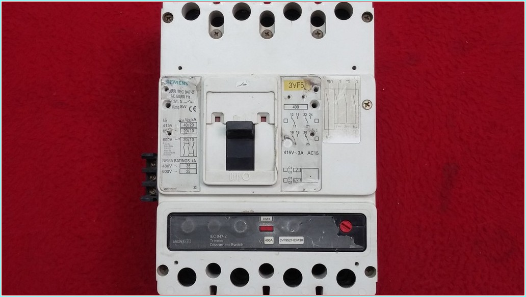 SIEMENS 3VF5 400A 4 KUTUPLU TMŞ 400 AMPER DEVRE KESİCİ ŞALTER