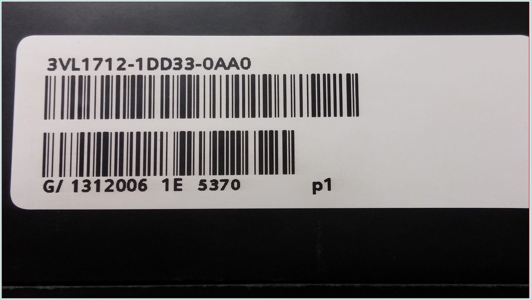 SIEMENS 3VL1712-1DD33-0AA0 VL 160X 125A 