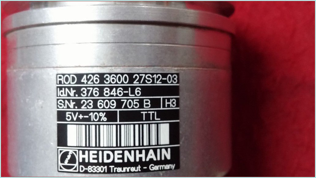HEIDENHAIN ROD 426 3600 27S12-03 376 846-L6 5V-- ENCODER