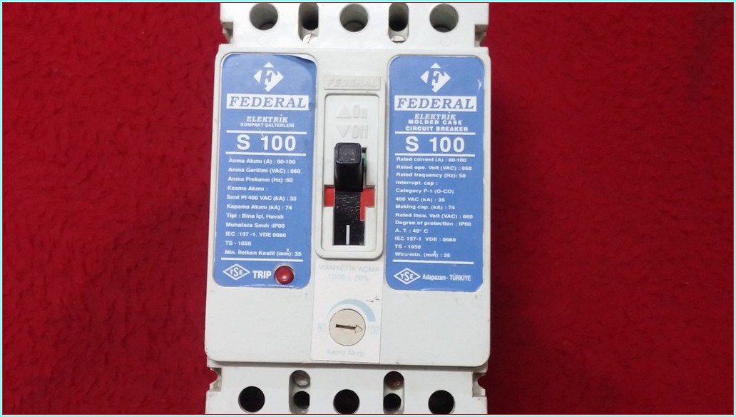 FEDERAL S100 100A TMŞ F21 100A TMŞ
