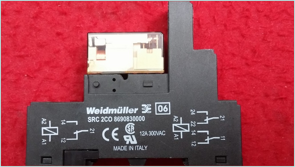 WEİDMÜLLER ROL 424024 24VDC 8A RÖLE