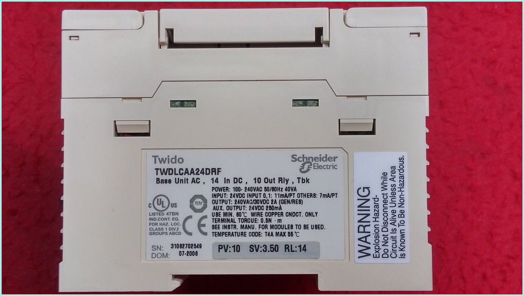 TELEMECANİQUE TWDLCAA24DRF TWİDO PLC