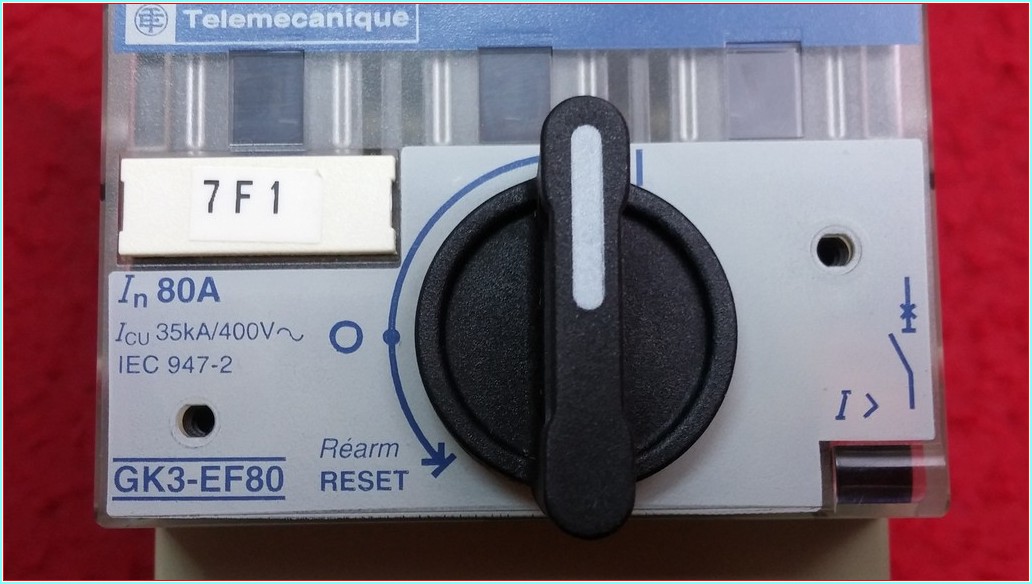 TELEMECANİQUE GK3-EF80 80A ŞARTEL TİPİ MOTOR KORUMA