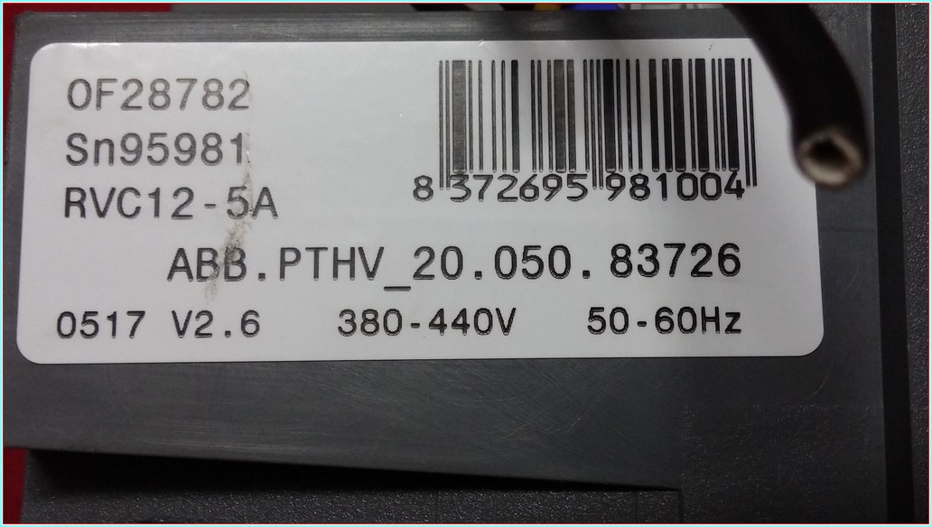 ABB RVC12-5A RVC12-1 5A POWER FACTOR CONTROLLER KONTROL PANELİ