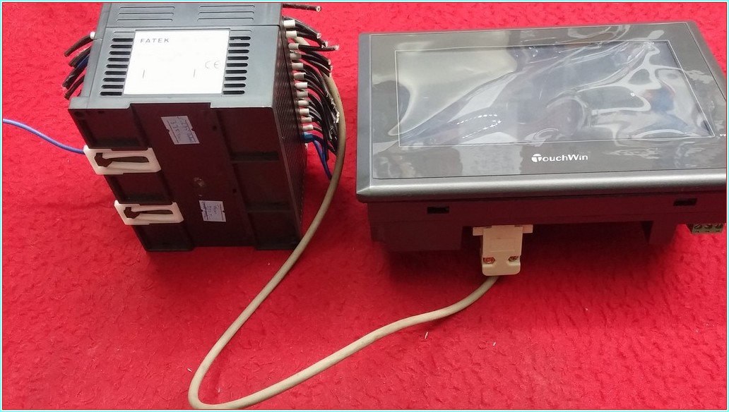 FATEK FBS-40MAT PLC VE TOUCHWİN TG765 DOKUNMATİK OPERATÖR PANEL TAKIM