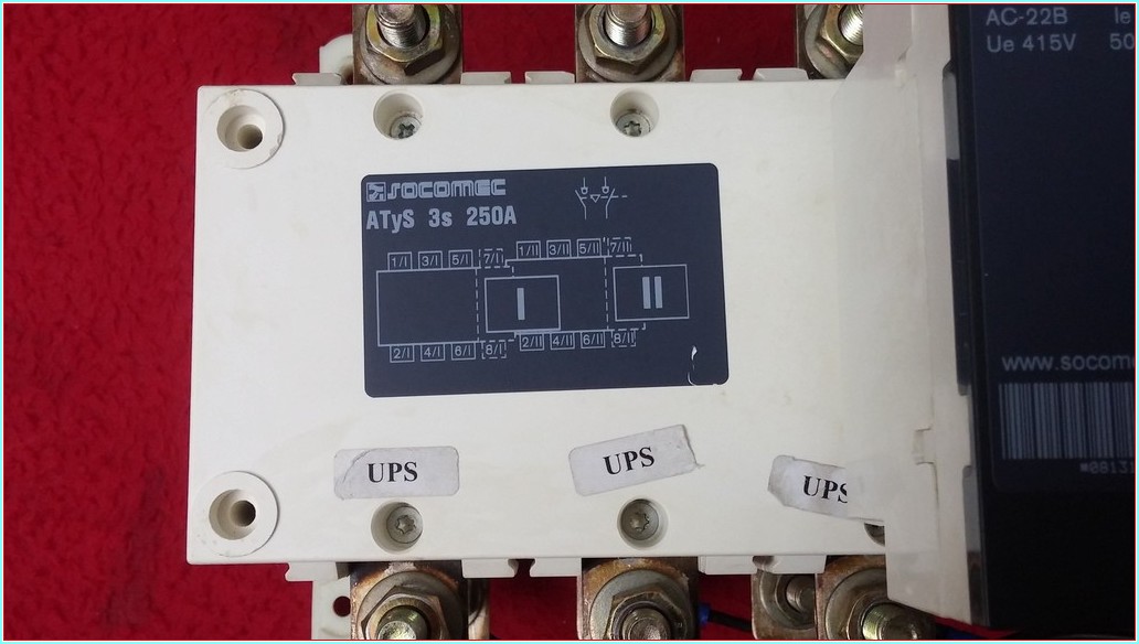 SOCOMEC ATYS 3S 250A 250A MOTORLU TRANSFER
