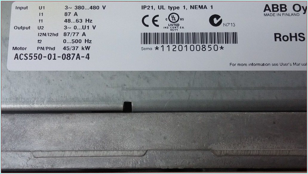 ACS550-01-087A-4 ABB
