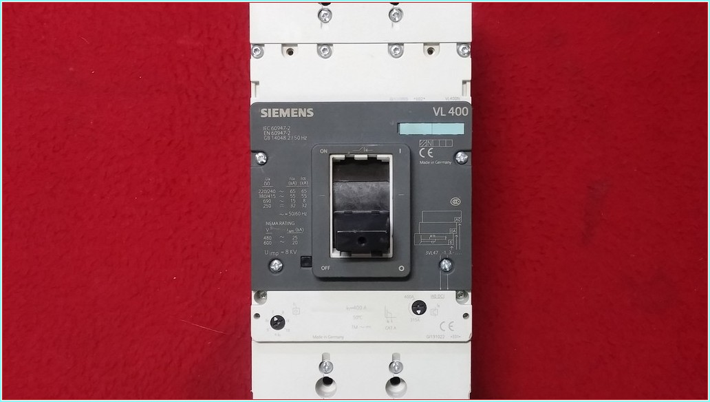 SIEMENS VL400 400A TMŞ DEVRE KESİCİ ŞALTER