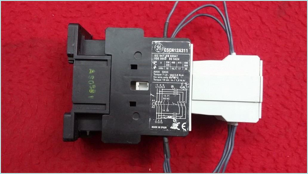 GE CSCN12A311 16,7KVAR REAKTİF KONTAKTÖR
