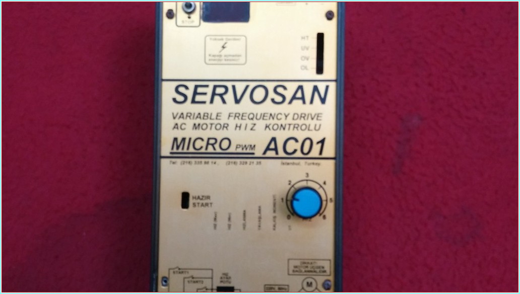 SERVOSAN AC01 MICRO PWM 0,75 KW SÜRÜCÜ