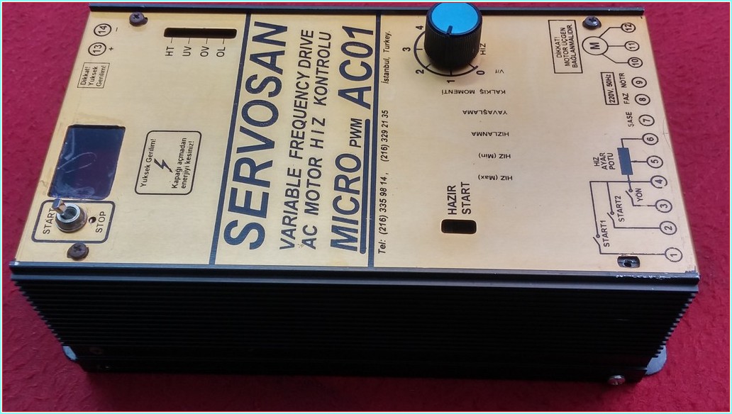SERVOSAN AC01 MICRO PWM 0,75 KW SÜRÜCÜ