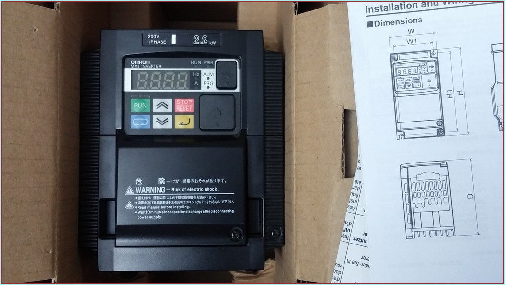 OMRON 3G3MX2-AB022-E 2,2KW SIFIR KUTULU SÜRÜCÜ