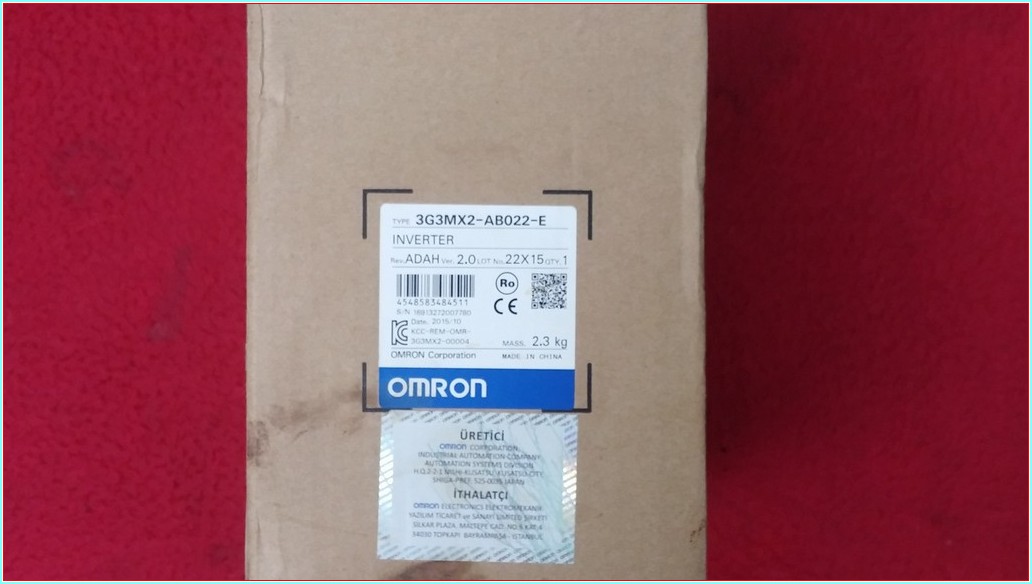 OMRON 3G3MX2-AB022-E 2,2KW SIFIR KUTULU SÜRÜCÜ