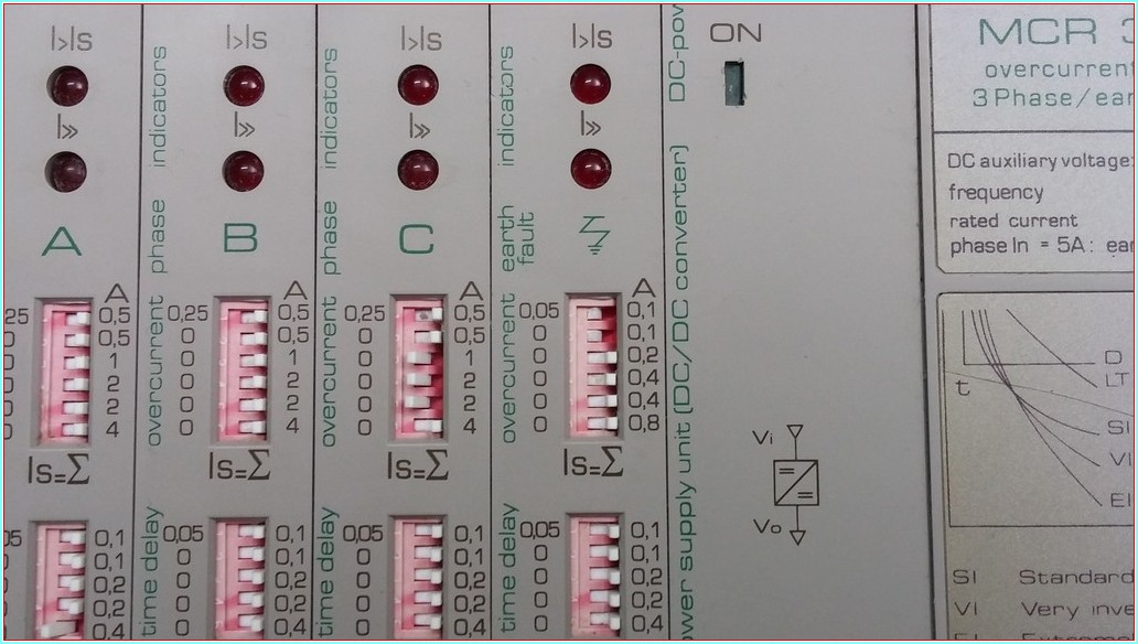 DEMA MCR310 3 FAZ 1 TOPRAK AŞIRI AKIM RÖLESİ 24VDC 110VD
