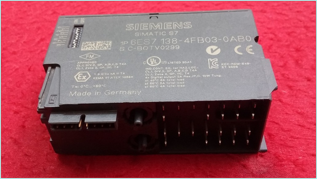 SIEMENS 6ES7 138-4FB03-0AB0 6ES7138-4FB03-0AB0 SIMATIC S7 PROFISAFE PLC