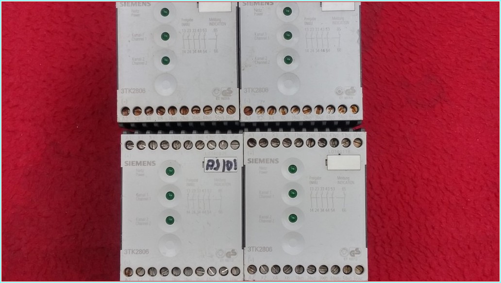 SIEMENS 3TK2806-0BB4 3TK2806 0BB4 5NO 1NC 6 KONTAKLI EMNİYET RÖLESİ 
