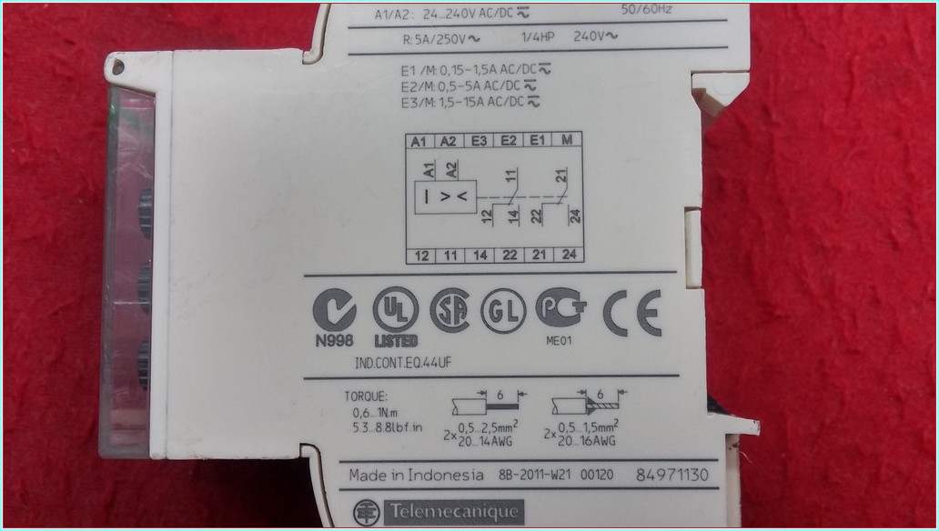 SCHNEİDER RM35JA32MW AKIM KONTROL RÖLESİ