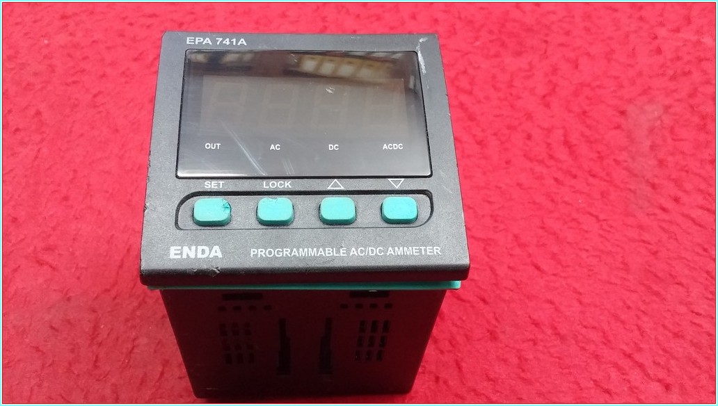ENDA EPA741A-R-230VAC PROGRAMMABLE AC-DC AMMETER AMPERMETRE