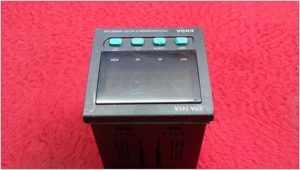 ENDA EPA741A-R-230VAC PROGRAMMABLE AC-DC AMMETER AMPERMETRE
