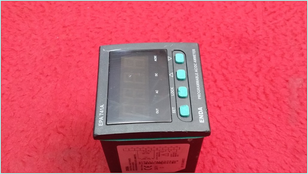ENDA EPA741A-R-230VAC PROGRAMMABLE AC-DC AMMETER AMPERMETRE