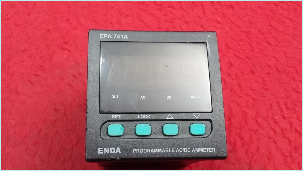 ENDA EPA741A-R-230VAC PROGRAMMABLE AC-DC AMMETER AMPERMETRE