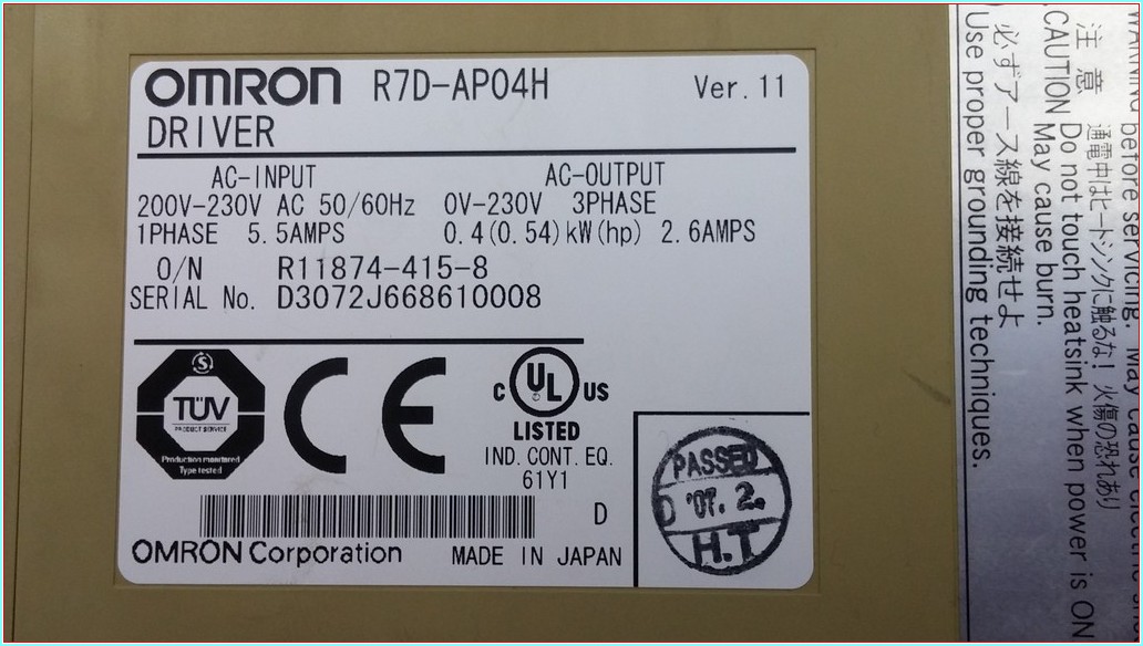 R7D-AP04H OMRON