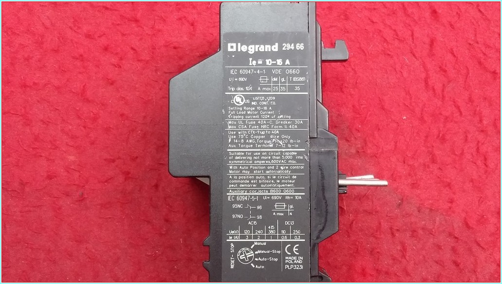 LEGRAND 294 66 10-16A MOTOR KORUMA