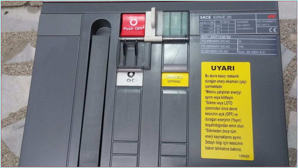 ABB SACE E2N/E 20 2000A MASTERPACT