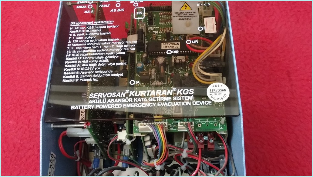 SERVOSAN KURTARAN KGS AKÜLÜ ASANSÖR KATA GETİRME SİSTEMİ